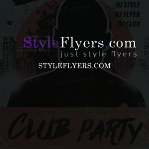 Club party PSD Flyer Template