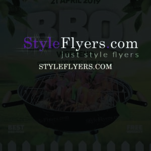 BBQ PSD Flyer Template
