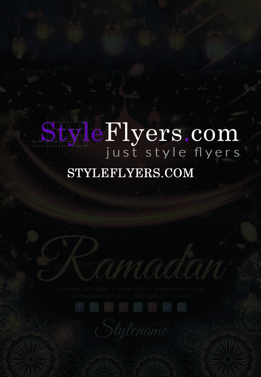 Ramadan PSD Flyer Template