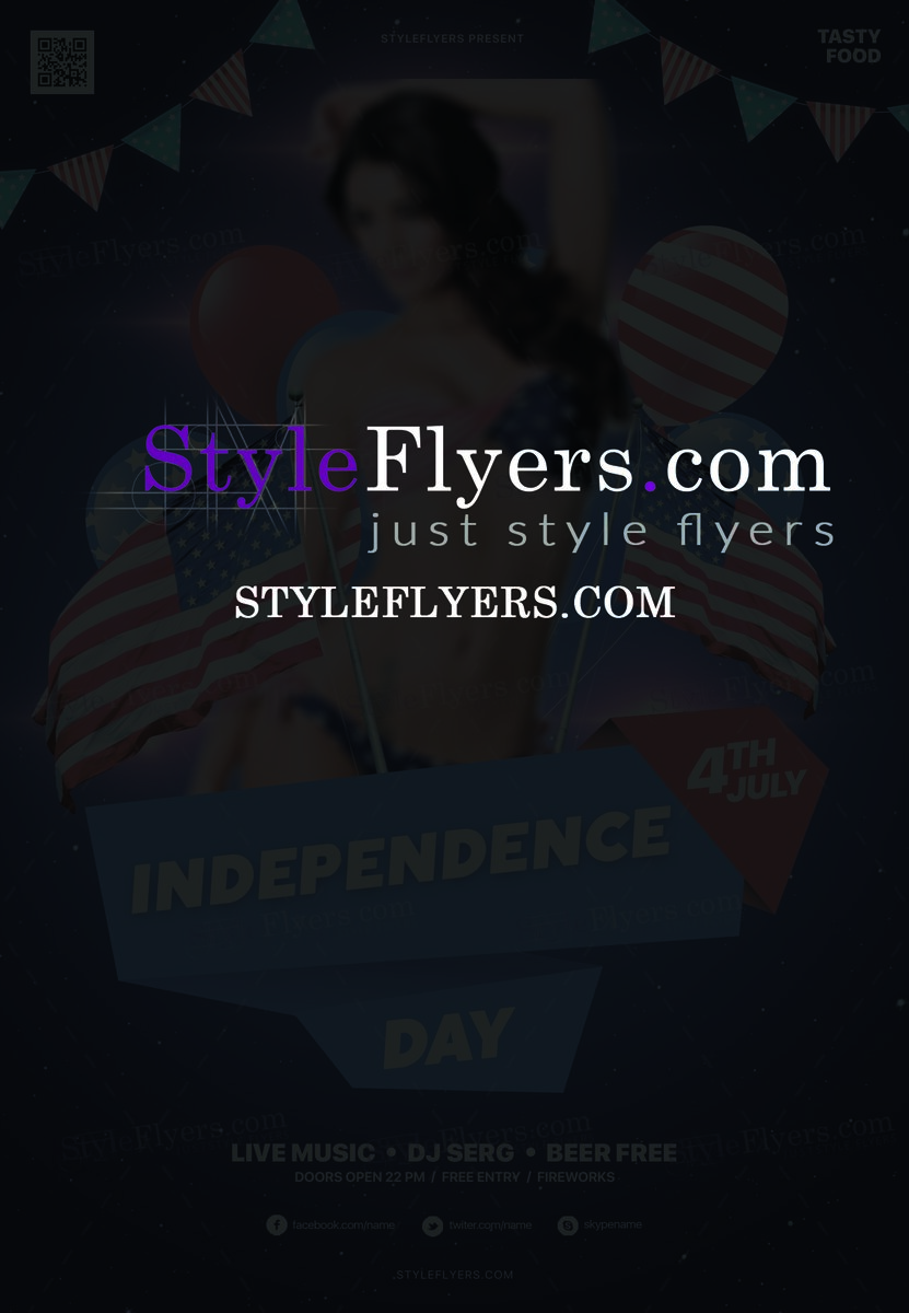Independence Day PSD Flyer Template