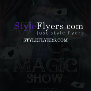 Magic Show PSD Flyer Template