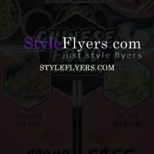 Styleflyers food delivery flyer
