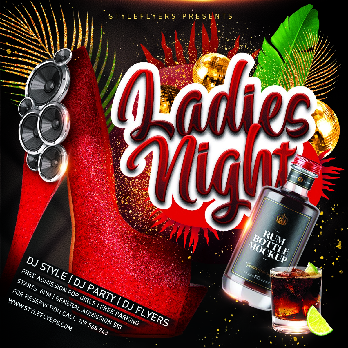 ladies night flyer