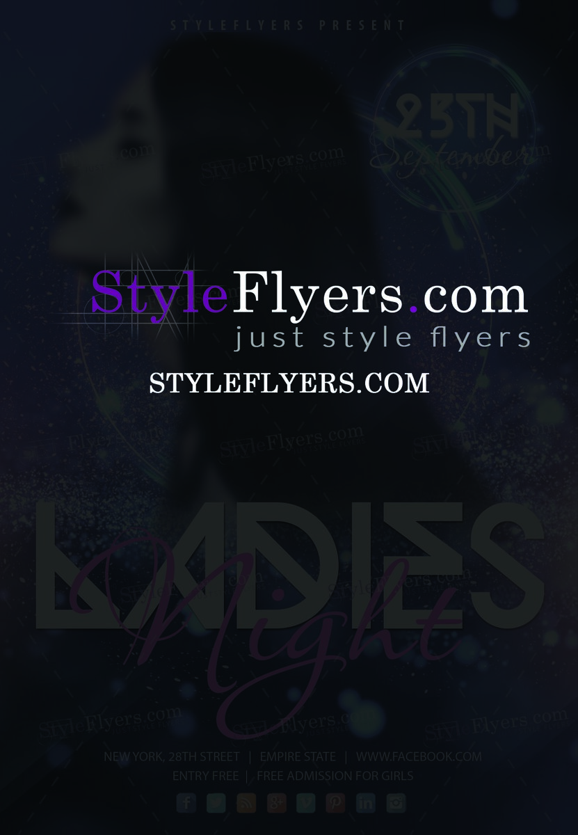 Ladies Night Flyer Template