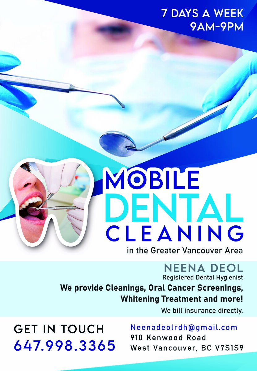 Dental Cleaning PSD Flyer Template