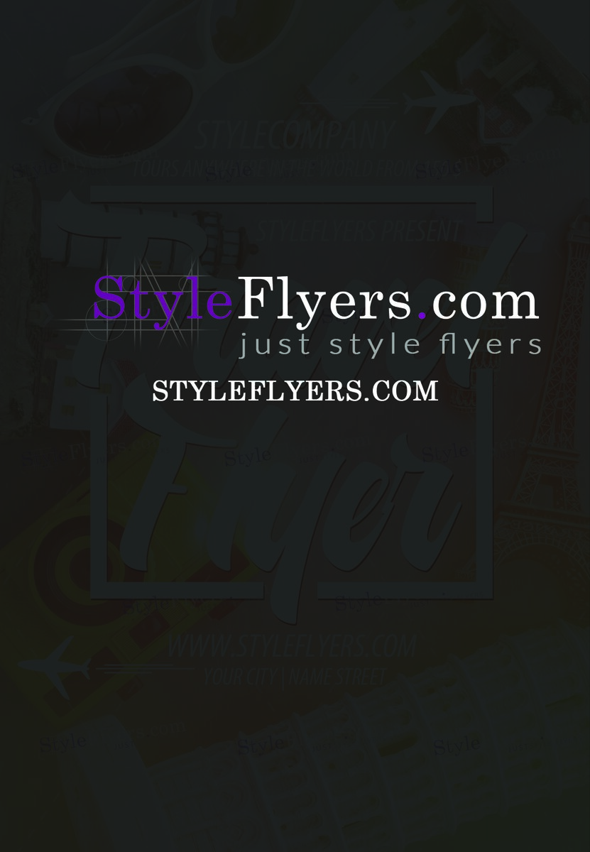 travel flyer