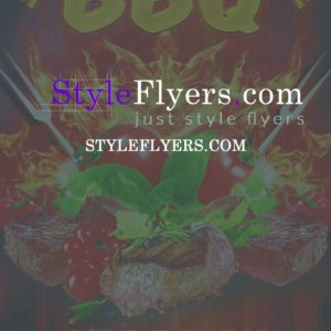 BBQ PSD Flyer Template