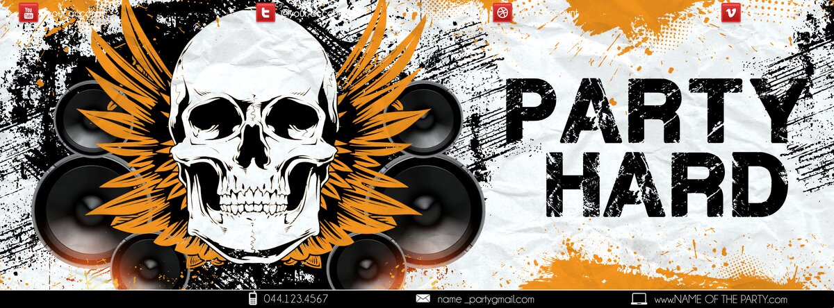 Party Hard Flyer