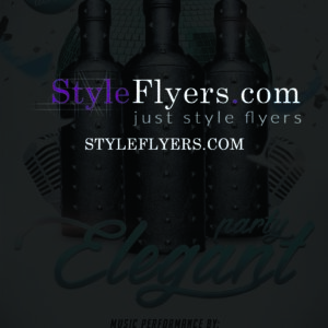 Elegant Party PSD Flyer Template1