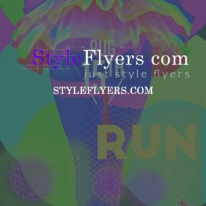 Glow Run PSD Flyer Template