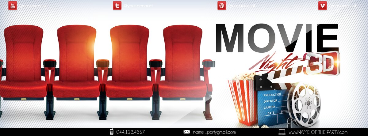 Movie Night1 PSD Flyer Template
