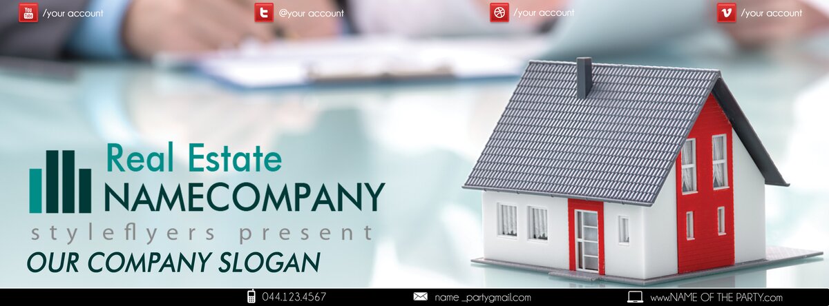 real estate1 PSD Flyer Template