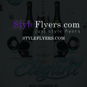 Elegant Party PSD Flyer Template