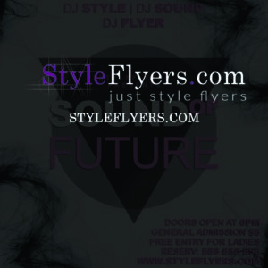 Sound Of Future PSD Flyer Template