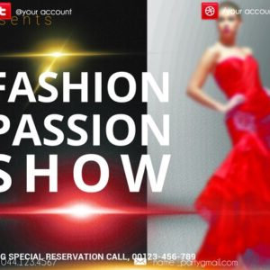 FASSION PASSON PSD Flyer Template