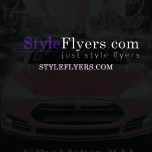 auto show PSD Flyer Template