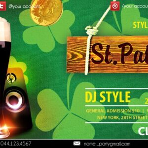 St. Patricks Day2 PSD Flyer Template