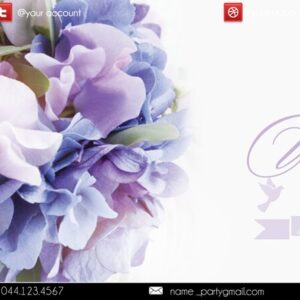 wedding day. save the date PSD Flyer Template