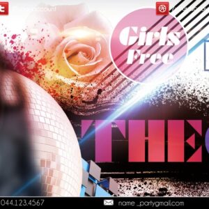 the club PSD Flyer Template