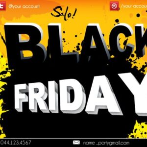 Black Friday Nov 27 1 PSD Flyer Template