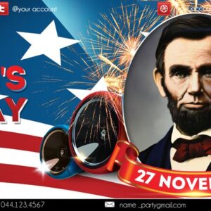 Lincolns Birthday1 PSD Flyer Template