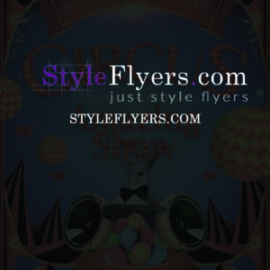 circus PSD Flyer Template
