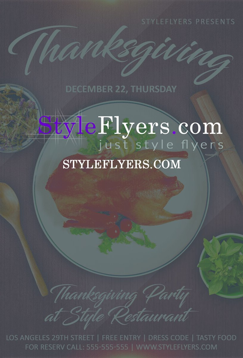 Thanksgiving PSD Flyer Template
