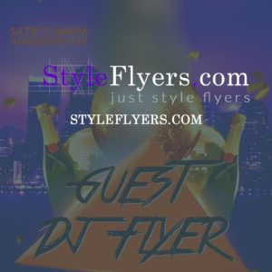 Guest Dj Party PSD Flyer Template