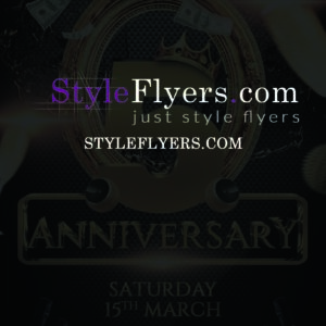 anniversary party1 PSD Flyer Template