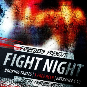 fight night1 PSD Flyer Template