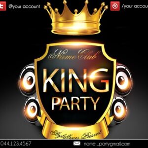 king PSD Flyer Template