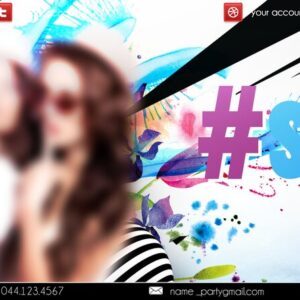 selfi PSD Flyer Template