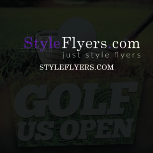 golf PSD Flyer Template