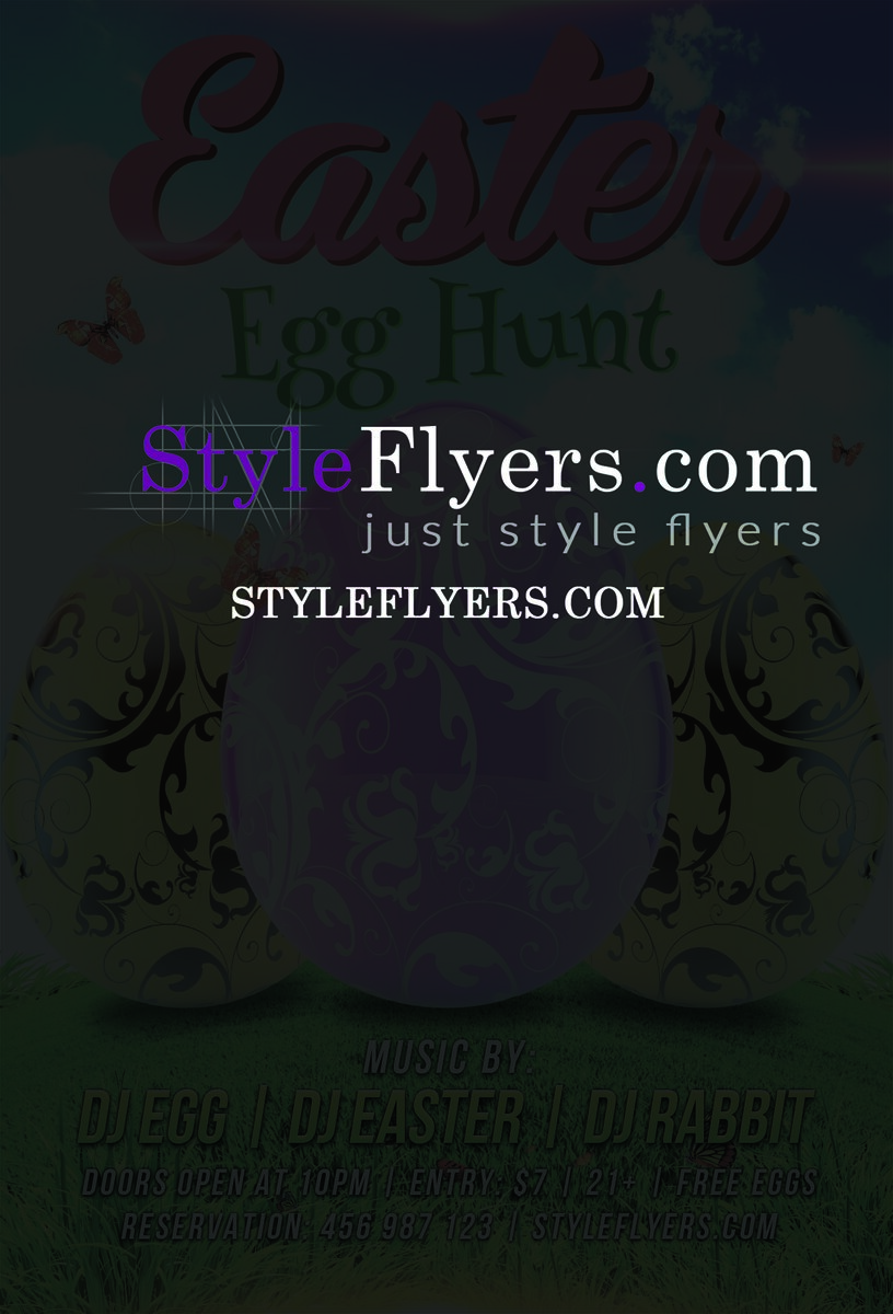 easter PSD Flyer Template