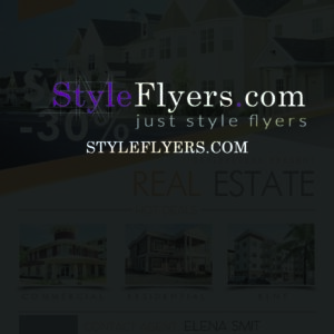 real estate PSD Flyer Template