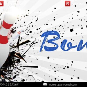 bowling PSD Flyer Template
