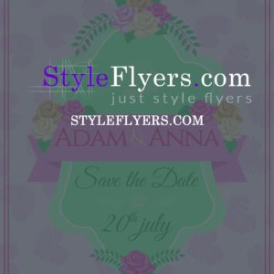 wedding PSD Flyer Template
