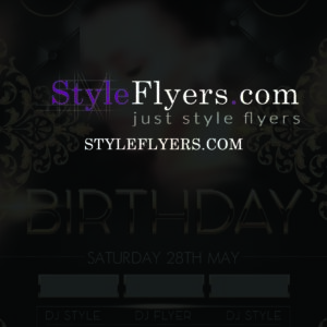 birthday flyer