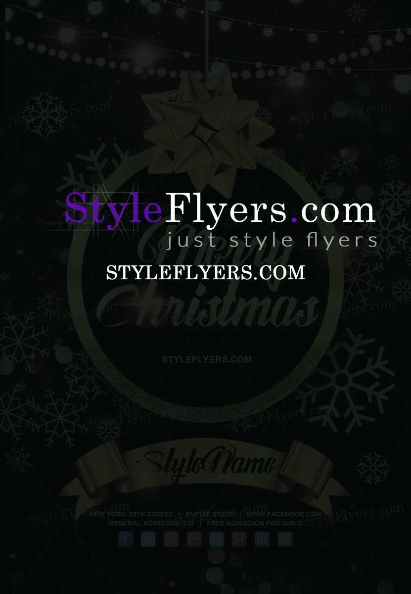 Christmas PSD Flyer Template