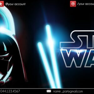 star wars PSD Flyer Template