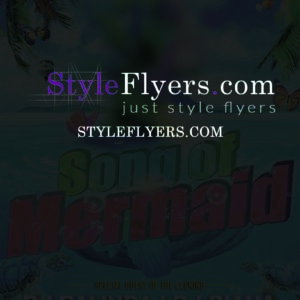 mermaid song PSD Flyer Template