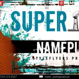 Super Bowl PSD Flyer Template