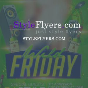 Wild friday PSD Flyer Template