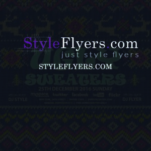 Ugly Sweaters PSD Flyer Template