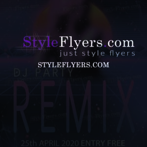remix dj Party Flyer