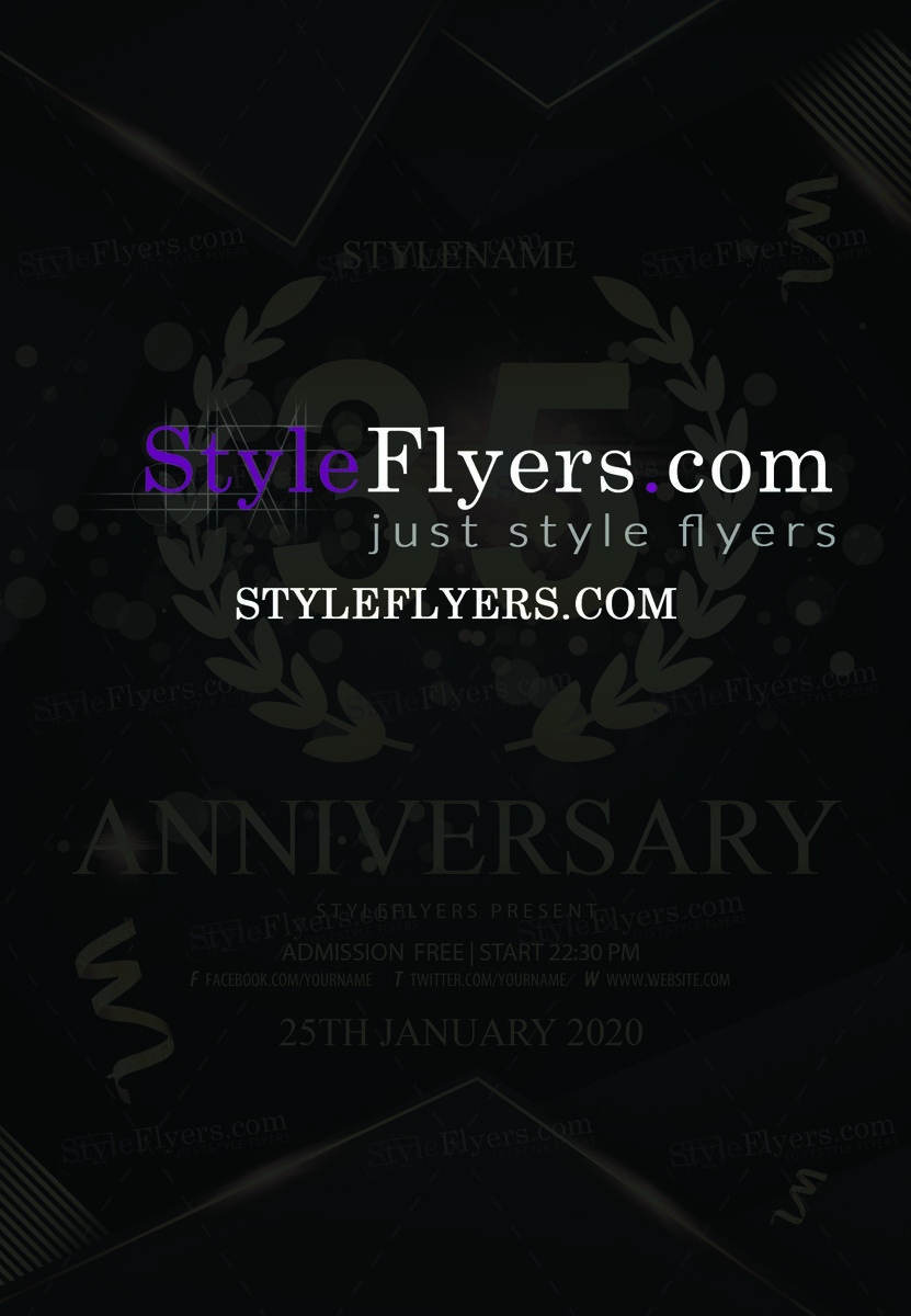 Anniversary Celebration Flyer