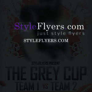 The Grey Cup nov 27 PSD Flyer Template