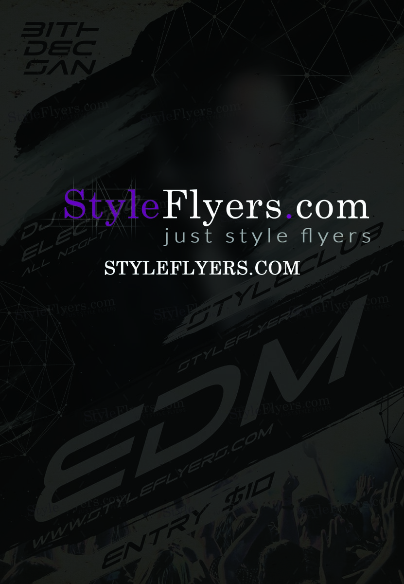 edm PSD Flyer Template