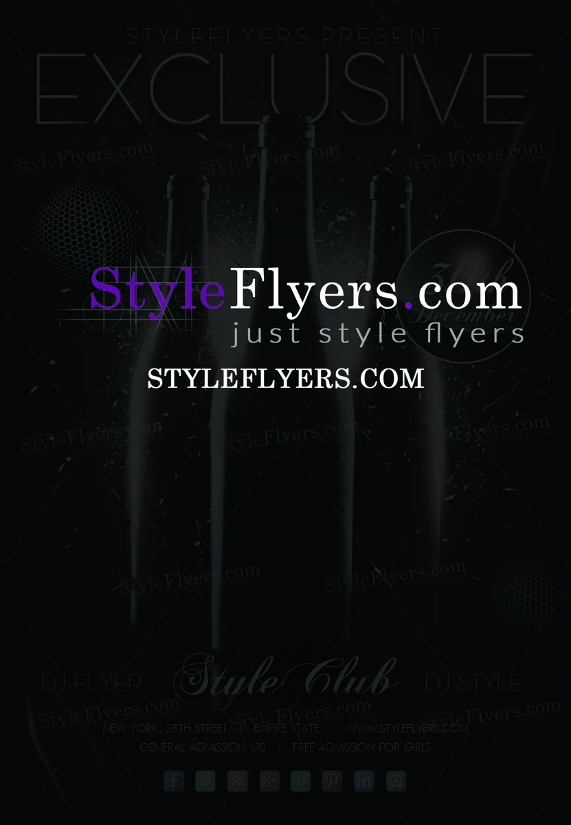exclusive PSD Flyer Template