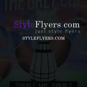 The Grey Cup PSD Flyer Template